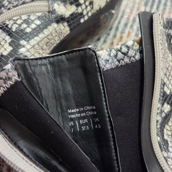 Aldo Snakeskin Boots, size 7 - Picture 5 of 5